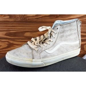 VANS Shoes Size 9.5 M Beige‎ Skateboarding Synthetic Men